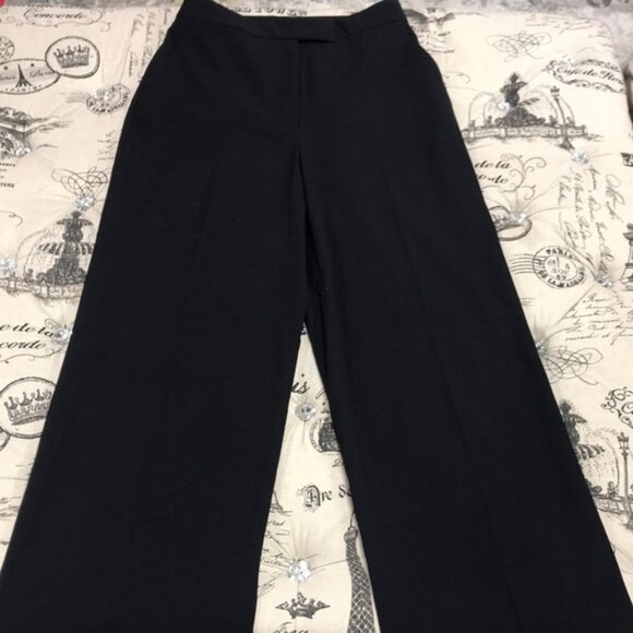 Anne Klein Stretch Wide-Leg Trouser Pants - Picture 3 of 7